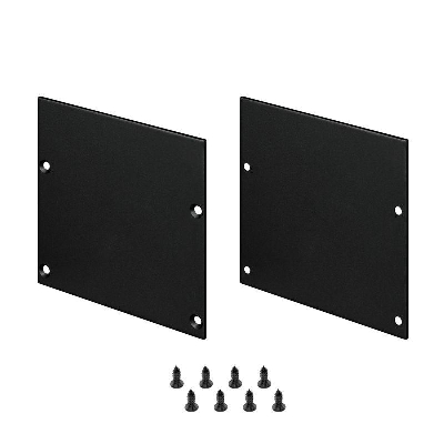 Заглушка LINE-S-7575 BLACK глухая металл (комплект) Arlight 041886