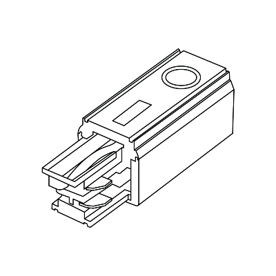 Заглушка End feed TF left black СТ 4909001160