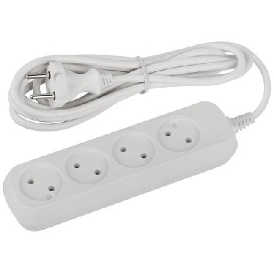 Удлинитель 4х3м без заземл. ПВС 2х0.75 UDL-10-430 Greenline Эра Б0065050