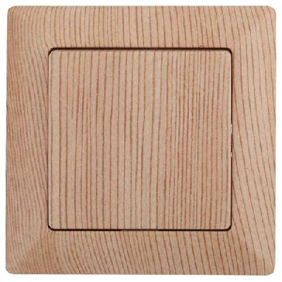 Выключатель 1-кл. СП Solo 4-101-11 10А IP20 250В сосна Intro Б0053555