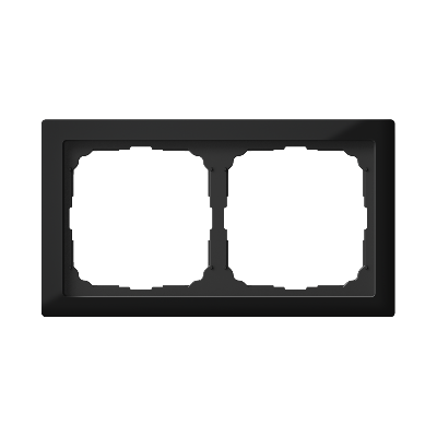 Рамка 2-м ArtGallery Pure органич. стекло черн. SE GAL321002