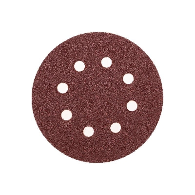 Диск абразивный на ворсовой основе на липучке перфорир. P40 125мм (уп.10шт) Kranz KR-91-1164