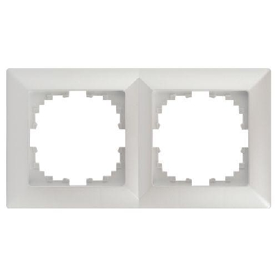 Рамка 2-м СП Solo 4-502-06 перламутр Intro Б0053995