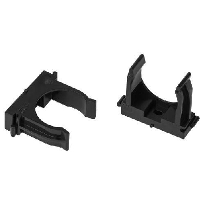 Держатель для труб (клипса) d32мм для прямого монтажа CLIP-32-B-MP черн. (уп.50шт) Эра Б0062032