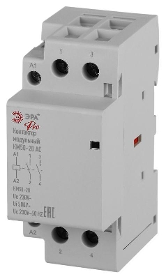 Контактор модульный КМ50-20 АС PRO NO-902-337 ЭРА Б0062332
