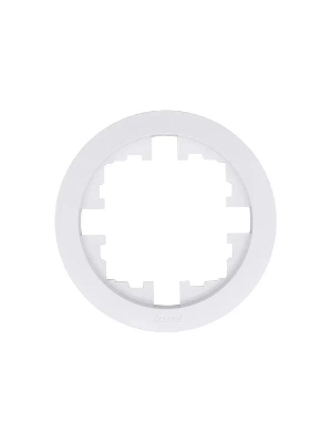 Рамка 1-м OSEN горизонт. круглая бел. LEZARD 744-0200-146