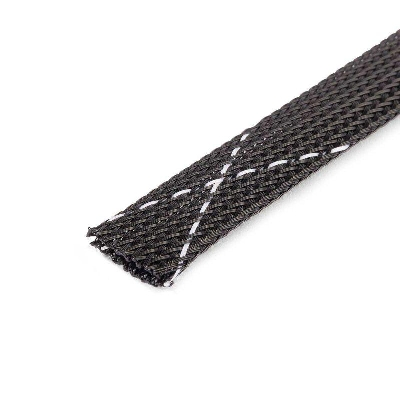 Оплетка кабельная из полиэстера XP-32 черн./бел. (уп.50м) Fortisflex 102341