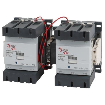 Контактор КТИ-51853 реверс. PRO KKT53-185-230-10-E 185А 230В/АС3 ЭРА Б0054936