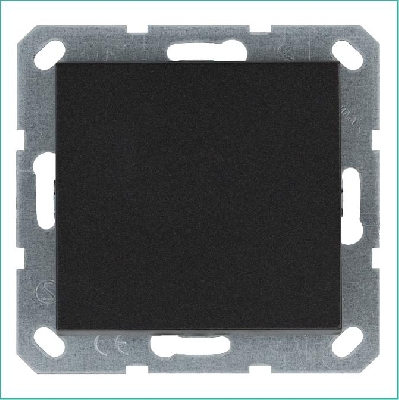 Выключатель 1-кл. 10А IP20 механизм анрацит Jasmart G3011B