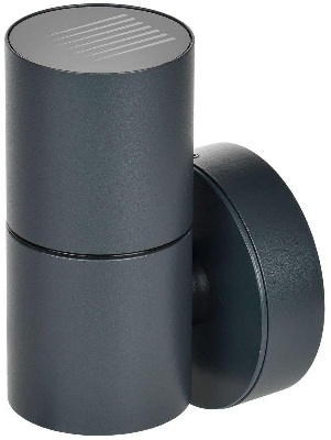 Светильник 5112 GU10 IP65 уличный настенный сер. IEK LT-UPU0-5112-GU10-1-K03