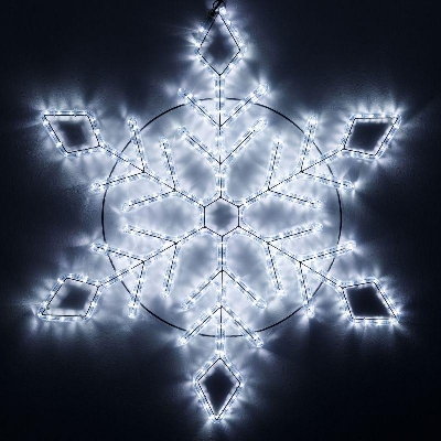Фигура ARD-SNOWFLAKE-M9-900x900-360LED White (230В 22Вт) (IP65) Ardecoled 034256