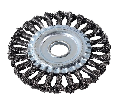 Щетка для УШМ плоская крученая 125мм Вихрь 73/1/3/46