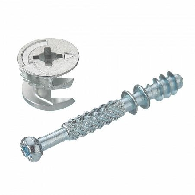 Набор №1 для стяжки фасада для ДСП 16мм шурупная резьба штока (уп.4шт) Tech-Krep/Zitar 127492