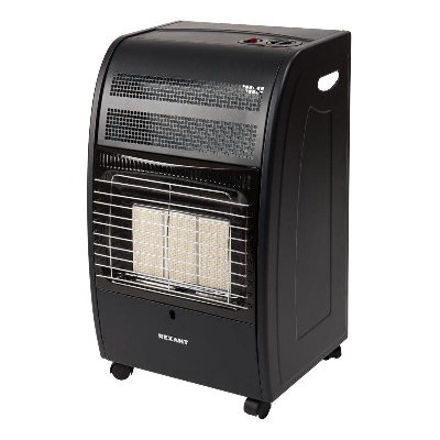 Обогреватель инфракрасный газовый для дома 4.2кВт для баллона 27л черн. Rexant 60-0022