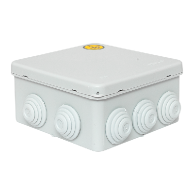 Коробка уравнивания потенциалов КУП-030-014 100х100х50 IP55 с крышкой наружн. для прямого монтажа 10 мембр. вводов сер. EKF plc-kmr-030-014-g