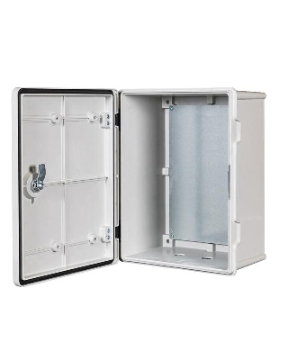 Шкаф монтажный композитный IK10 290x390x190мм IP66 Mastermann 00-01020360