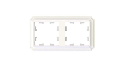 Рамка 2-м AtlasDesign Antique универс. жемчуж. SE ATN100402