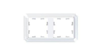 Рамка 2-м AtlasDesign Antique универс. бел. SE ATN100102