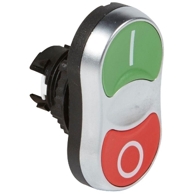 Кнопка двойная IP66 красн./черн. Osmoz Leg 023980