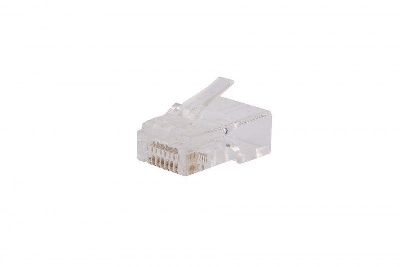 Разъем легкой оконцовки PLEZ-8P8C-U-C5-100 RJ-45 (8P8C) под витую пару кат.5 (50 µ"/ 50 микродюймов) универс. (для ож и мж кабеля) (уп.100шт) Hyperline 403341