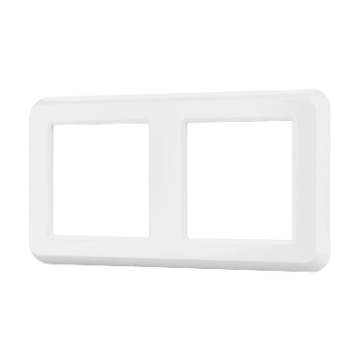 Рамка пластиковая FRM-VERSA-PL-2-WH Arlight 043776
