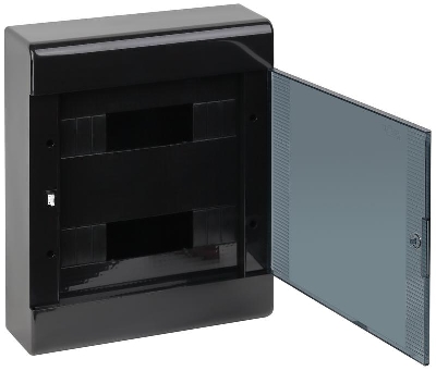 Щиток ОП Тусо 24мод. с двер. 370х302х95мм черн. Ruvinil 68324Ч