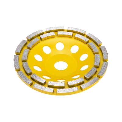 Чашка алмазная шлифовальная двухрядная 150х22.2мм KRANZ KR-90-0252