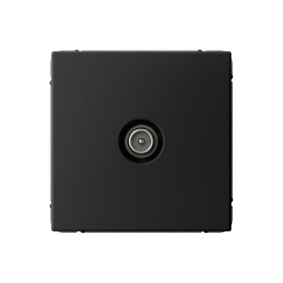 Розетка телевизионная проходная TV ArtGallery 4дБ механизм карбон SE GAL001092