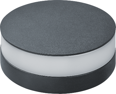 Светильник светодиодный 80 556 NOF-D-W-001-01 7Вт 3000К IP54 240лм для наружной подсветки круг черн. Navigator 80556