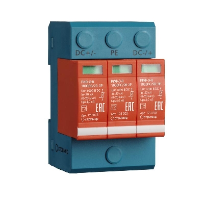 Устройство защиты от импульсных перенапряжений РИФ-Э-II 1000DC/20-3P Стример 123003