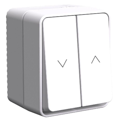 Выключатель для жалюзи 2-кл. ОП AtlasDesign PROFI 10А IP54 бел. SE ATN540119