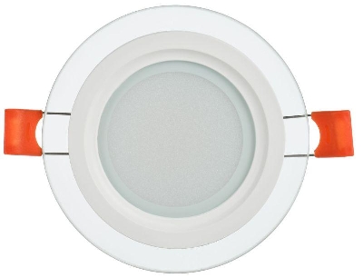 Светильник светодиодный ДВО 1620 6Вт 4000К IP20 встраив. со стекл. круг IEK LDVO0-1620-06-4000-K01