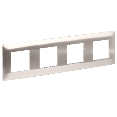 Рамка 4-м SKANDY SK-F34N металл никель IEK SK-M42-M-K50