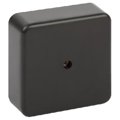 Коробка распаячная 75х75х28мм без клеммы IP40 черн. BS-B-75-75-28 Эра Б0061809