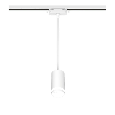 Светильник трековый подвес ARTLINE 55х55х100мм GU10 230В алюм./пластик. 2.6кв.м бел. Ritter 59929 0