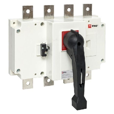 Рубильник-выключатель 4п 630А с рукояткой управления для прямой установки PowerSwitch EKF psds-630-4