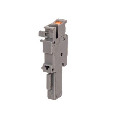 Штекер наборный "правый" зажим push-in 1 точка подключения 2.5кв.мм сер. DKC VPR-P-2.5-R