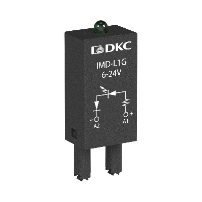 Модуль индикации и защиты LED зел.+диод 110-240В DC DKC IMD-LDD3G