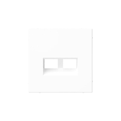 Накладка двойная ArtGallery для информационных функций типа Keystone бел. SE GAL000190