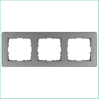 Рамка 3-м G-Flex алюм. Jasmart G1103S