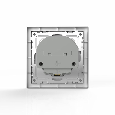 Розетка 1-м СП Pixel с заземл. с 2-мя заряд. устр. USB тип A+A механизм алюм. TOKOV ELECTRIC TKE-PX-R1U2A-C03