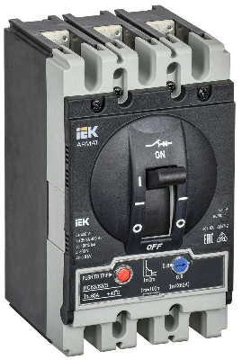 Выключатель автоматический в литом корпусе 3п S 35кА 63А расцепитель термомагнитный регулируемый ARMAT IEK AR-MCCB-3S-035-0063A-ATUC