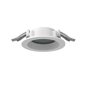 Светильник светодиодный DL-01 Pro 100мм 10Вт 4000К 120x49мм IP65/40 круглый встраив. RAL9003 бел. муар с защитным силикатным стеклом VARTON V1-RF-00111-GL000-6501040