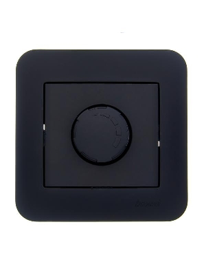 Светорегулятор СП 1000Вт ASTI в сборе черн. бархат LEZARD 7081-4242-157