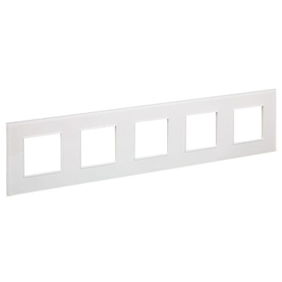 Рамка 5-м SKANDY SK-F25W стекло арктич. бел. IEK SK-M52-G-K01