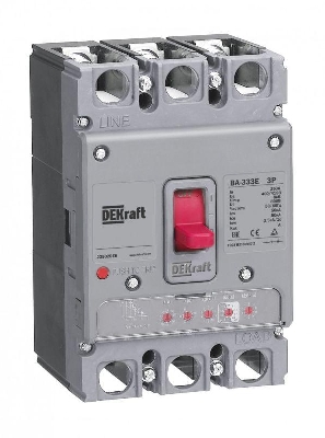 Выключатель автоматический 3п 32А 50кА ВА-333E электрон. расцеп. DEKraft 22490DEK