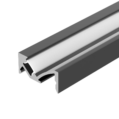 Профиль SL-BEVEL-W21-2000 ANOD BLACK L2000 алюм. Arlight 043688