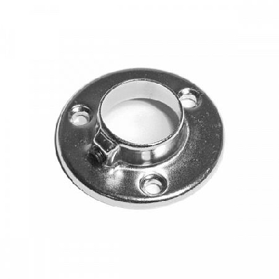 Держатель для трубы 25мм с фиксатором хром (уп.2шт) Tech-Krep/Zitar 127422