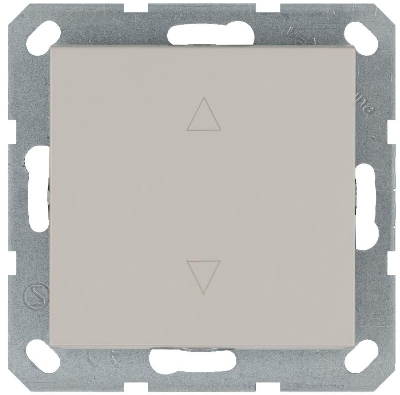 Выключатель для жалюзи 1-кл. 10А IP20 механизм тауп Jasmart G3018T