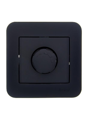 Светорегулятор СП 800Вт ASTI в сборе черн. бархат LEZARD 7081-4242-115